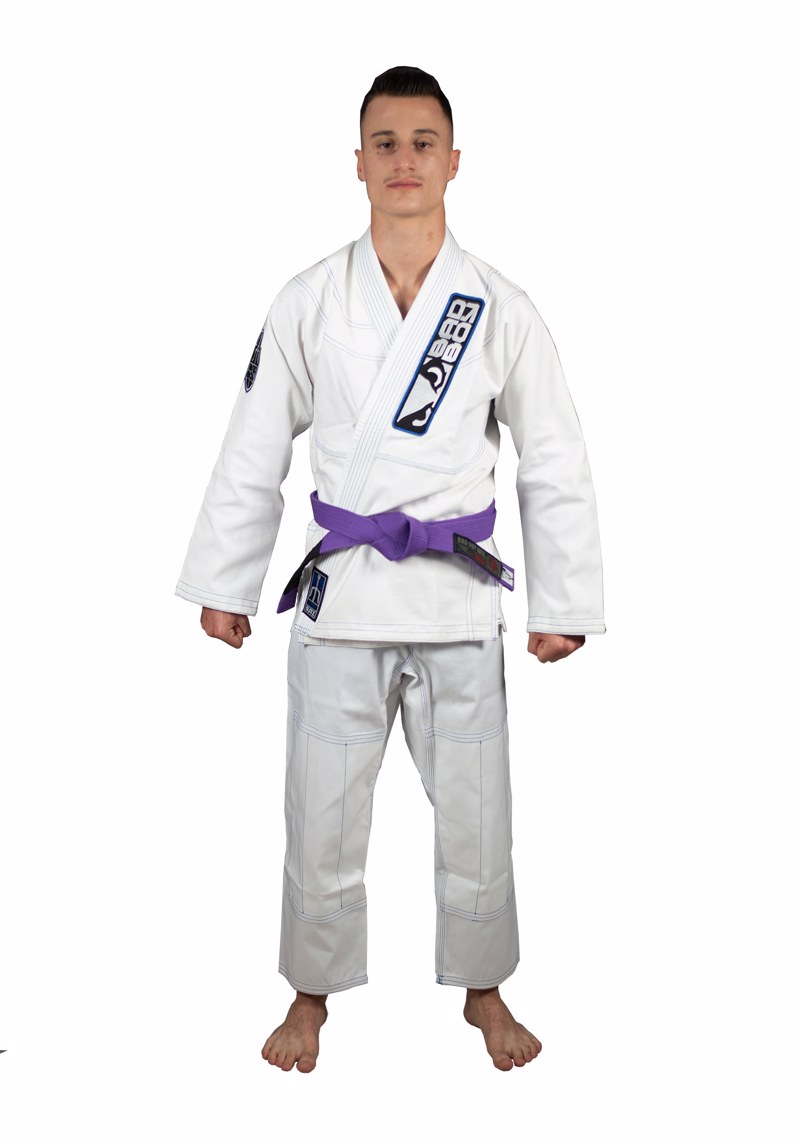 BAD BOY sai training SERIES BJJ GI  - white/blue